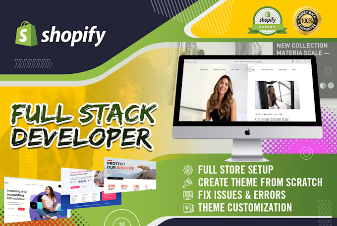build shopify store, shopify store design, shopify design