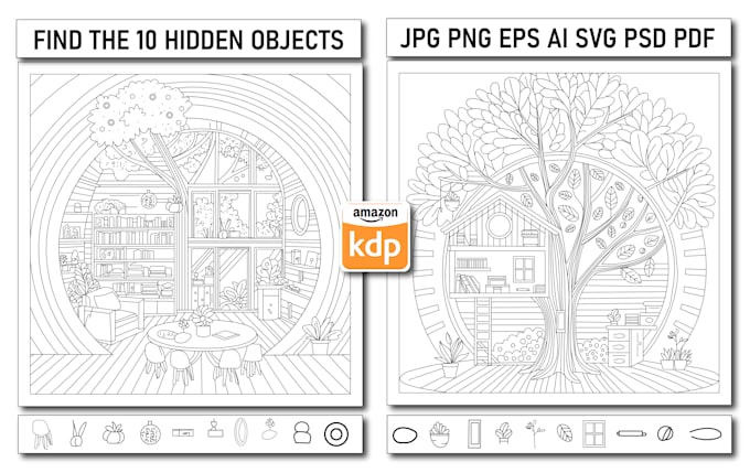 do hidden object pictures coloring page of your idea and requirement
