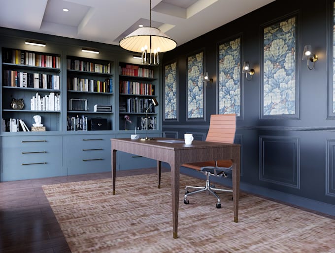do interior design of house apartment realistic renderings