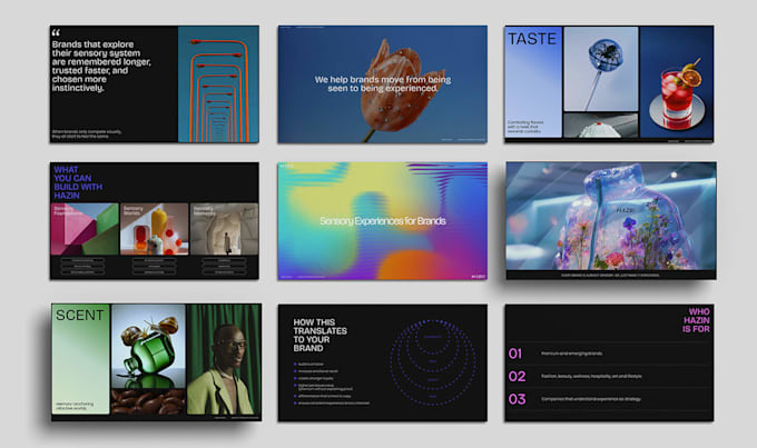 design professional pitch deck