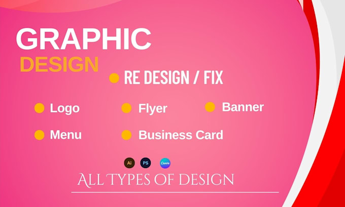 do graphic design and redesign or fix