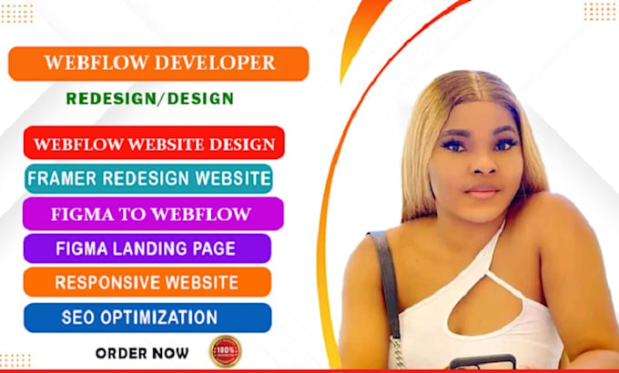 develop, redesign webflow website design as webflow expert for saas startup