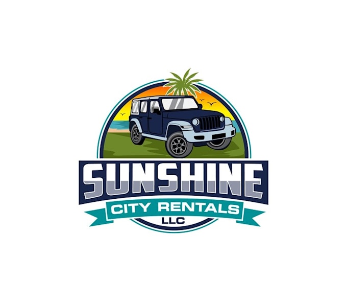 make good looking beach fun and cars logo