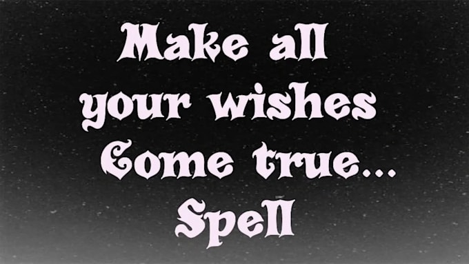 manifest your deepest desires through custom wish spells