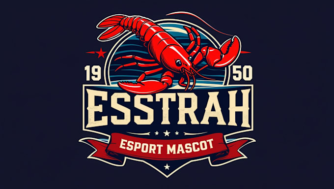 do awesome lobster logo design