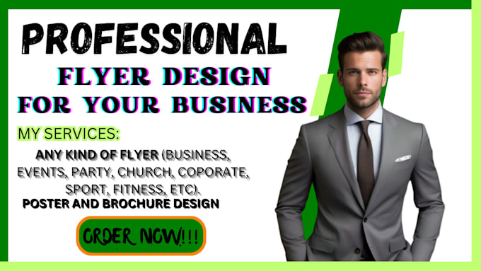 do professional graphic design, flyer, poster design