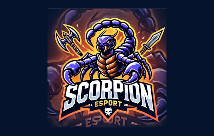 design unique scorpion mascot logo with creative concepts