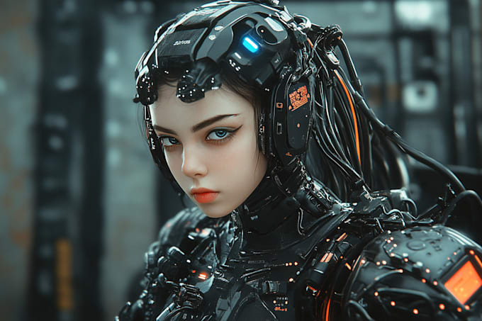 create a professional cyberpunk nft crypto art for you