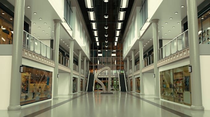 3dmall design,commercial house interior,room,office,workspace,render,supermarket