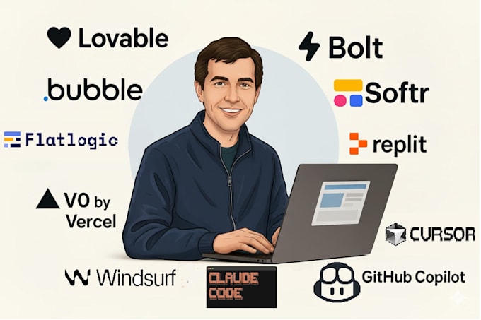 fix your no code app or make custom web application with vibe coding