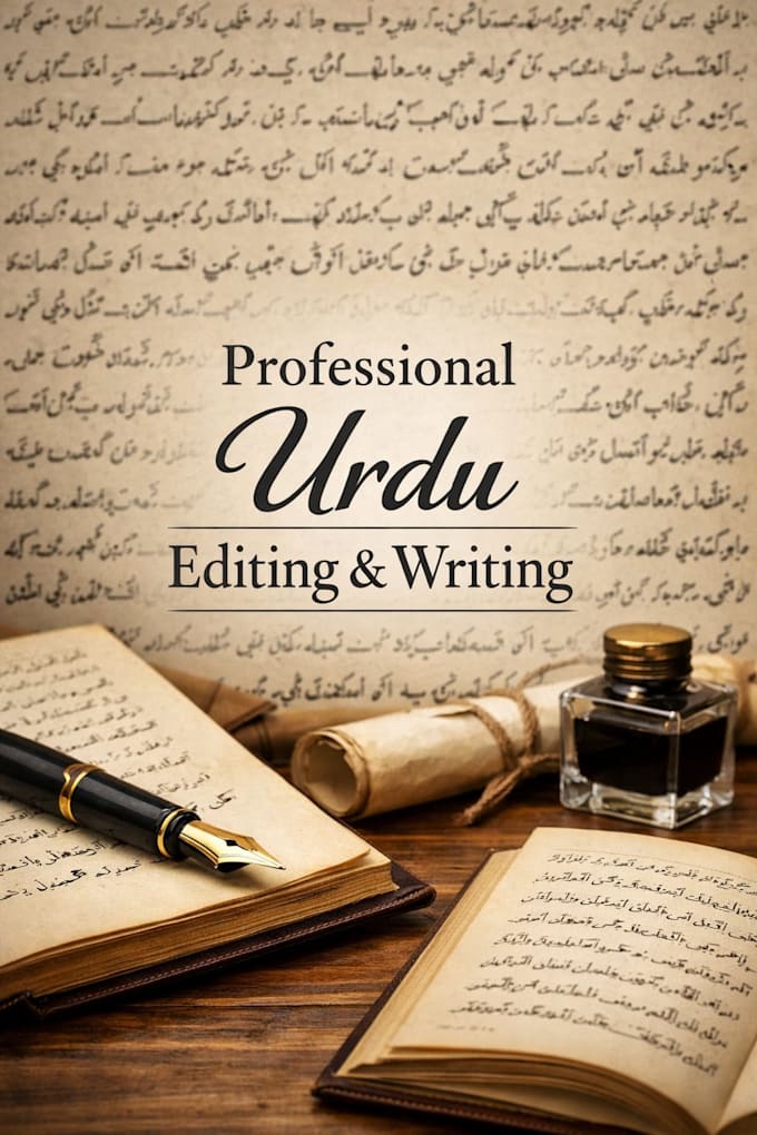 do professional urdu proofreading, editing, and content writing