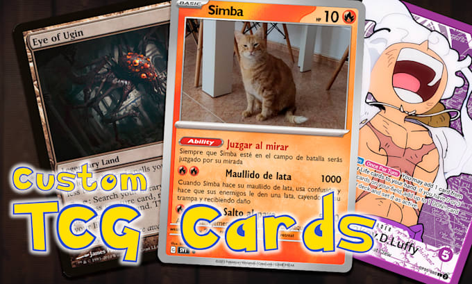 create awesome custom tcg cards for you or your project