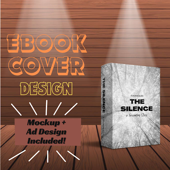 minimalist ebook covers, mockups, and ads design