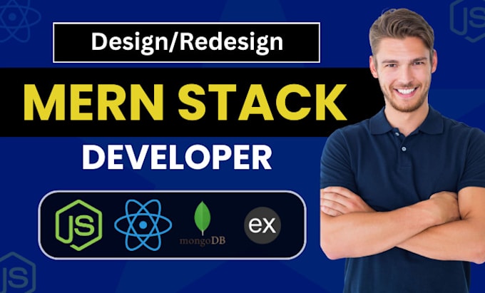 be your mern developer with react and nodejs