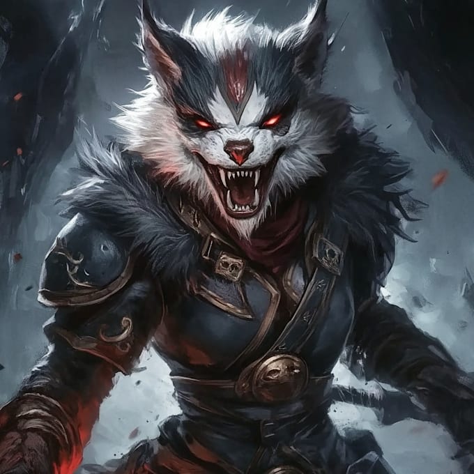 Draw dnd character art design illustration and fantasy concept art by ...