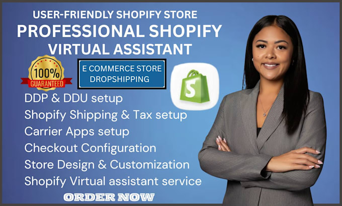 do 9 steps shopify store setup, setup shipping and tax be your store manager