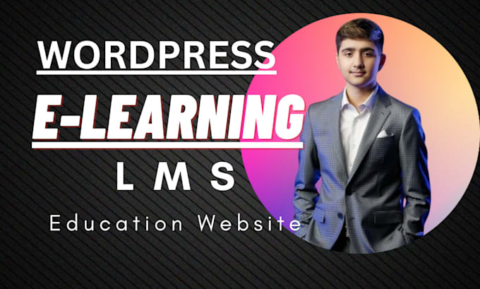 develop a lms website and elearning website  with tutor lms