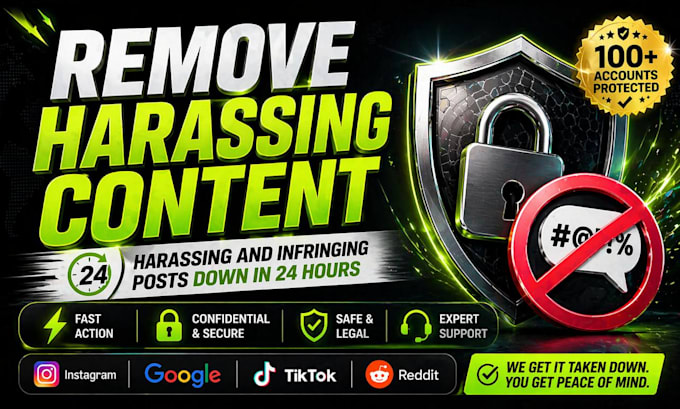 remove copyright takedown harassing mass reports facebook instagram youtube dmca