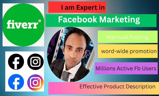 promote your product link  on my facebook profile