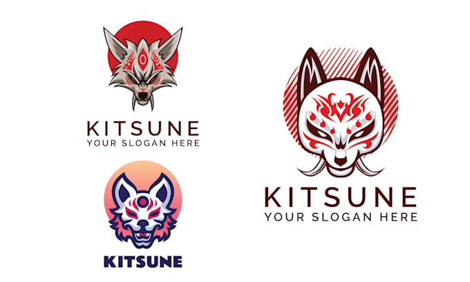make esport mascot kitsune logo within 24 hours