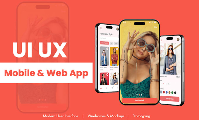 Design creative mobile app ui ux by Bhashana_96 | Fiverr