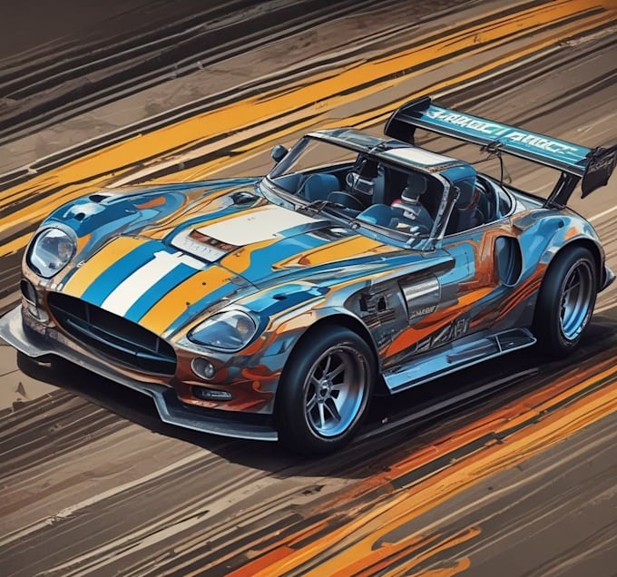 do racing car wrap design, racing car wrap