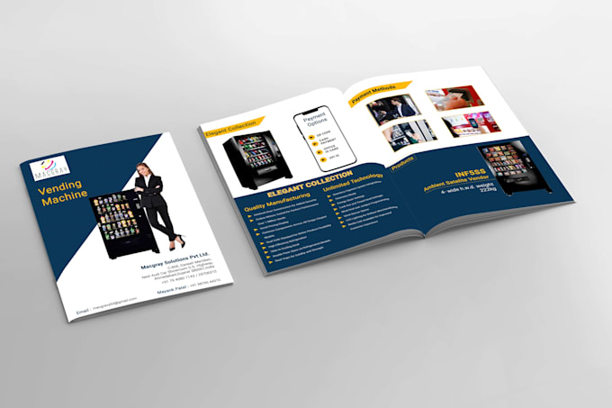 do elegant and effective brochure design for your brand