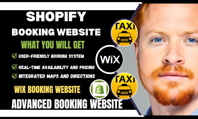 build taxi booking website redesign taxi booking website via shopify wix