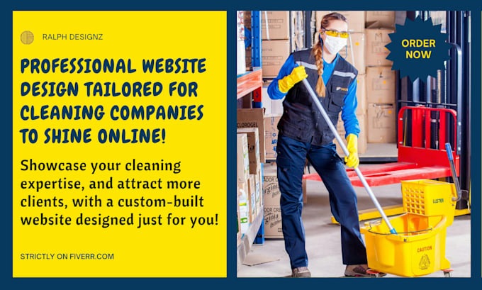create website for cleaning companies