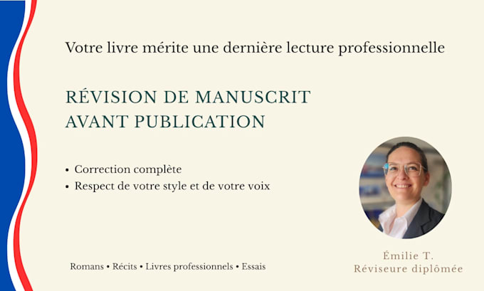 edit and proofread your french book for publication