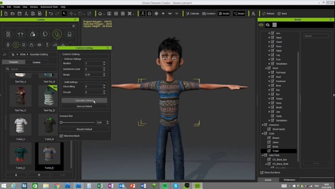 Create best 3d character modelling, rigging, texturing in cc for iclone ...
