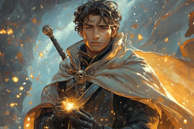 make a oc character art and dnd character art