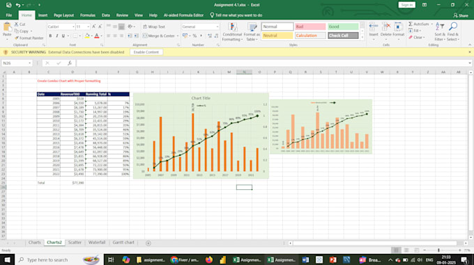 clean, organize, and present data insights professionally