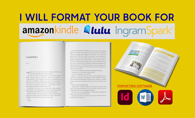 professionally format your book for print and ebook publishing