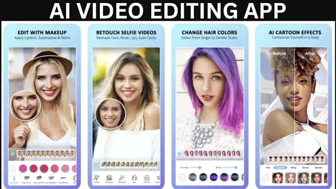 develop ai video editing app, ai video maker app, ai clips, ai image generator
