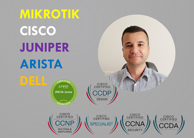 configure cisco, juniper, mikrotik, arista, dell