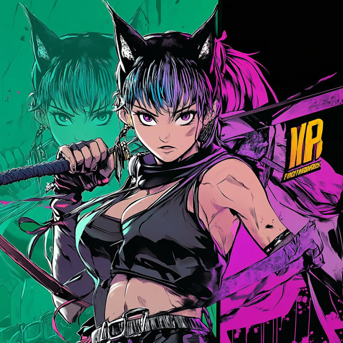 draw anime manga realistic style commission illustration