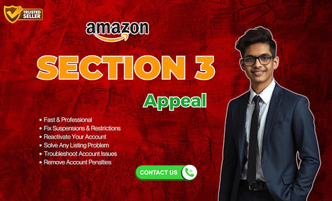 appeal for section 3 and reactivate your account