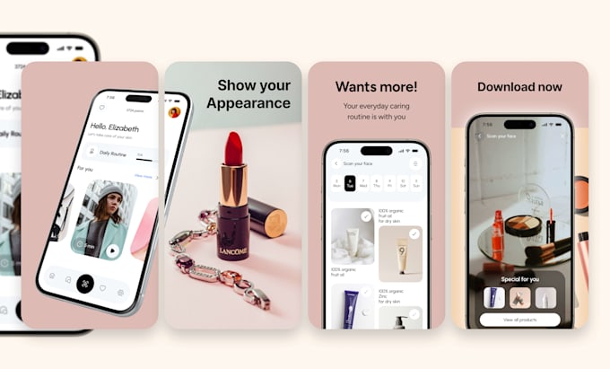 design app store screenshots and play store screenshots