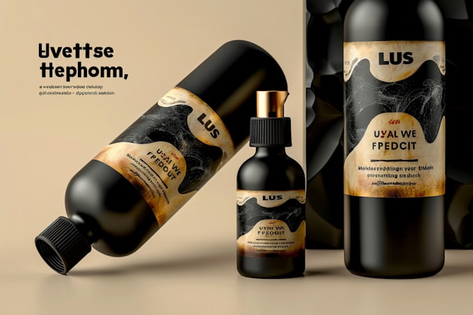 make a product labels and packaging designs art for you