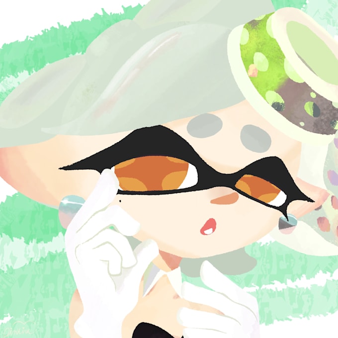 Draw you an icon in splatoon art style by Dachiixd | Fiverr
