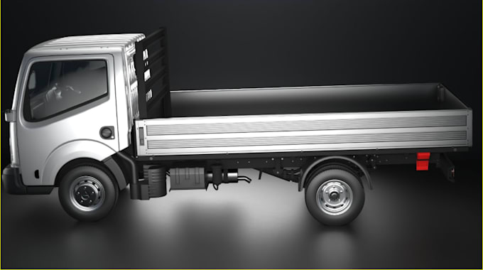 Luxury mitsubishi fuso canter truck 3d model,van wrap,mini,3d beanies ...