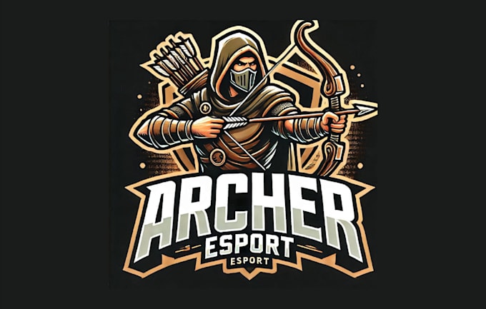 create outstanding archer mascot logo with creative concepts