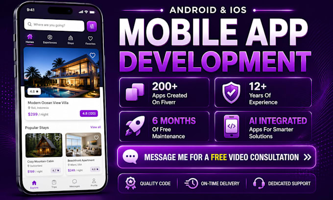 develop android iphone app building mobile app development