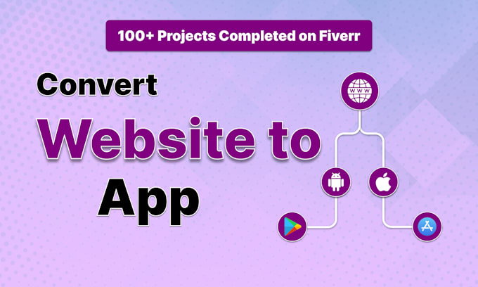 convert website to app, site to app, to website using webview to android ios app