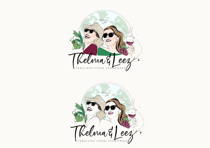 design awesome travel planning logo