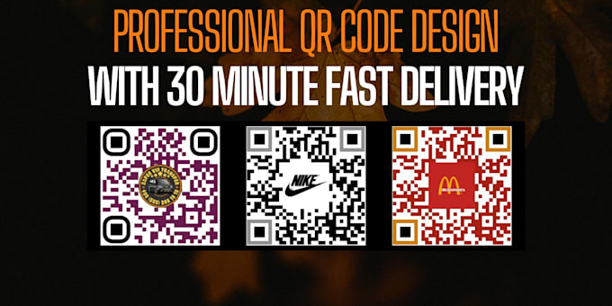 Design custom qr code with your logo by Baran2419 | Fiverr