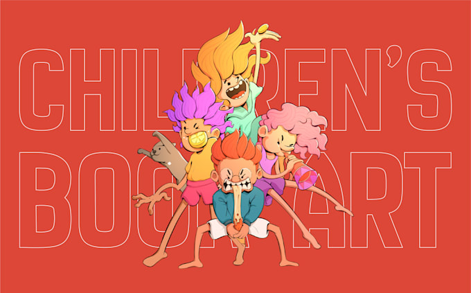 illustrate pages for your childrens book