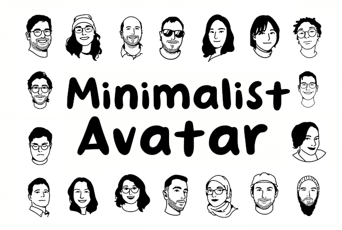 draw a minimalist avatar for you