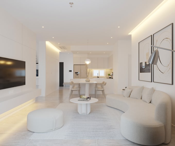 Create stunning 3d interior designs for your dream space by Tinhtranarc ...